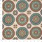 Aqua - Aqua Teal Abstract Geometric,global Upholstery Fabric 54 Inches"